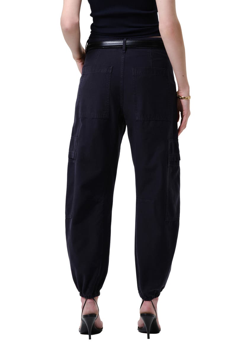 Ciela Bubble Hem Utility Pants, Alternate, color, NAVY