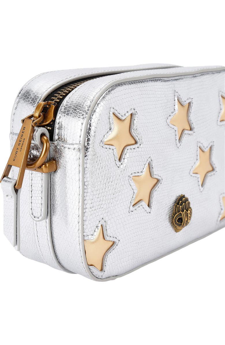 Kurt Geiger London Small Kensington Star Leather Camera Bag, Alternate, color,