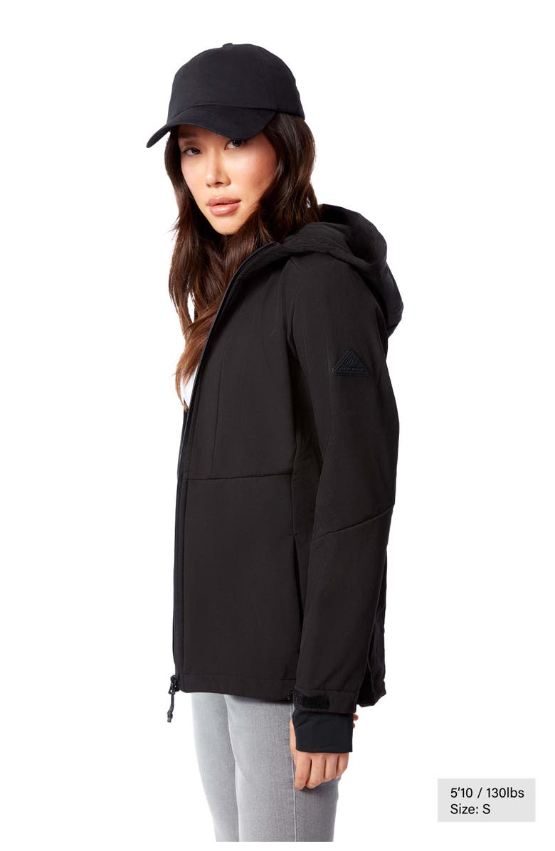 Alpine North Mackenzie - Women's Fleece Lined Softshell Windbreaker, Alternate, color, Black