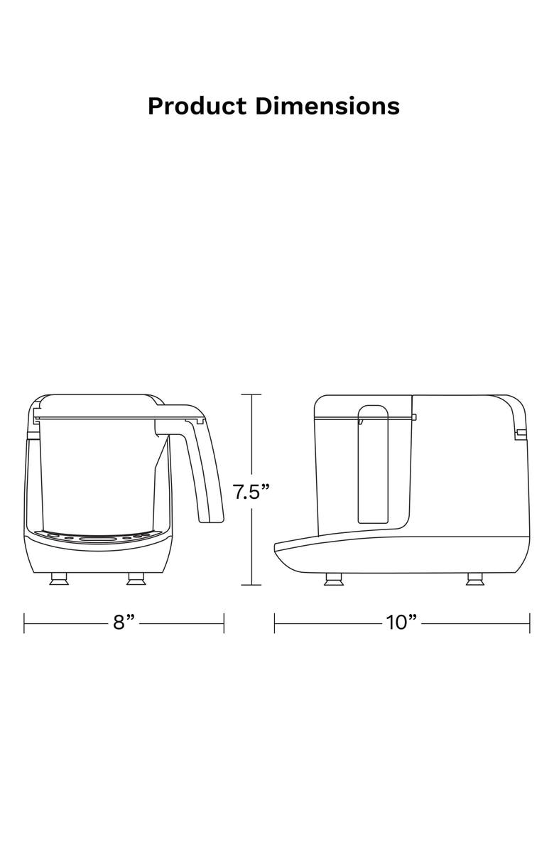 BABY BREZZA Food Maker Complete, Alternate, color, White