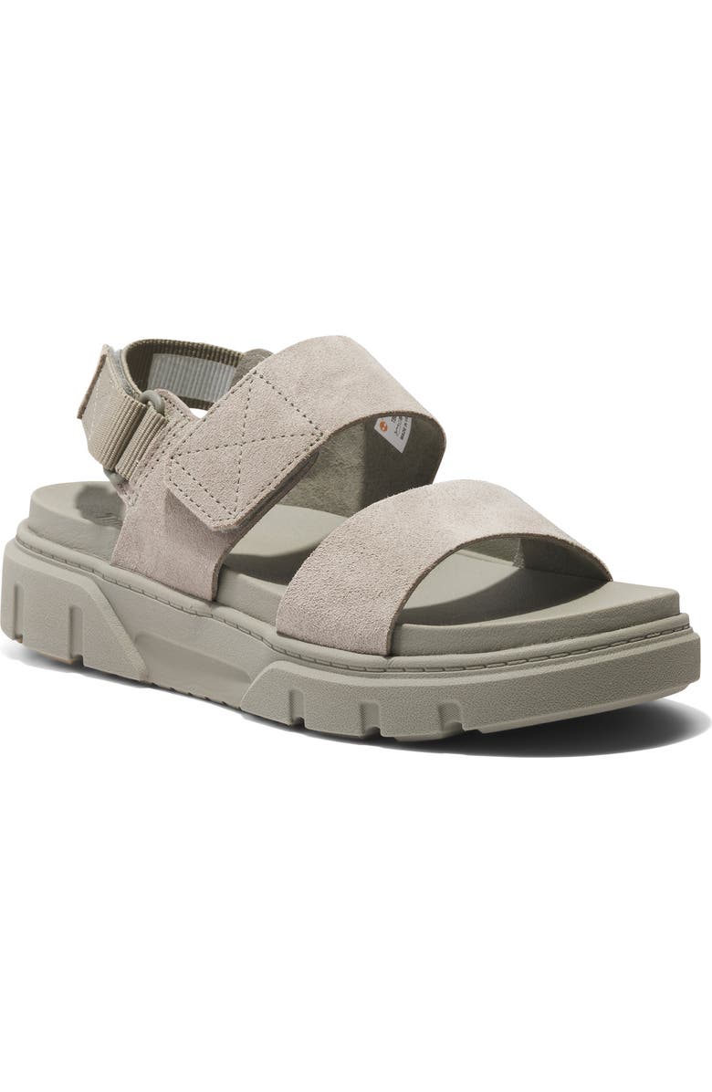 Timberland Greyfield 2 Sandal, Main, color, Light Taupe Suede