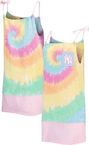 REFRIED APPAREL Women's Refried Apparel New York Yankees Tie-Dye Tank Dress