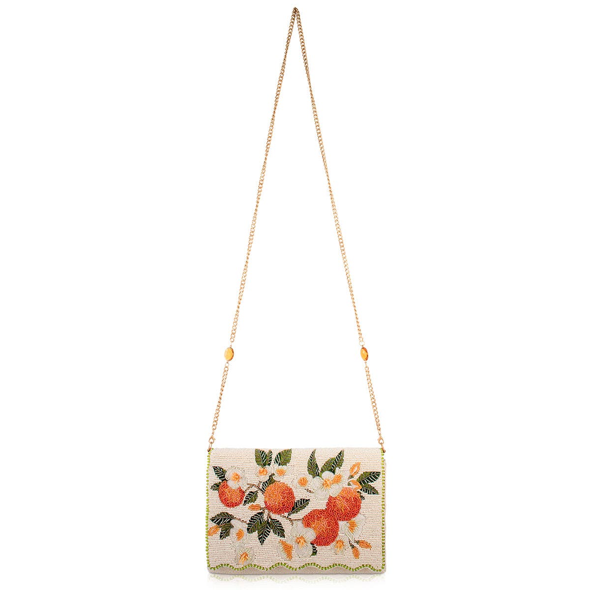 Mary Frances Accessories Sun Kissed Crossbody Handbag, Alternate, color, Ivory