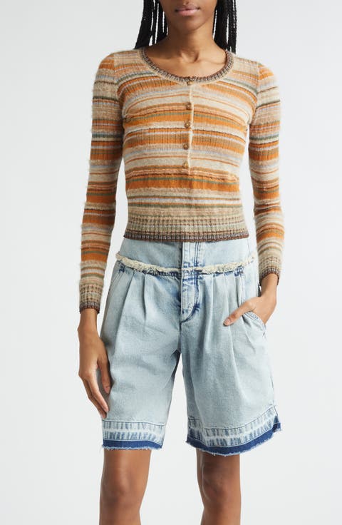 Frederica Striped Knit Sweater