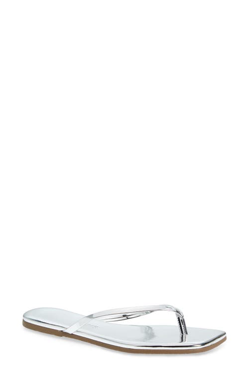 TKEES TKEES LILY MIRROR SQUARE TOE FLIP FLOP