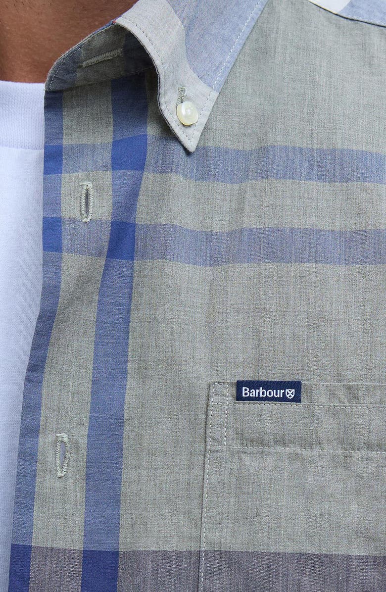 Barbour Harris Classic Fit Plaid Cotton Button-Down Shirt, Alternate, color, 