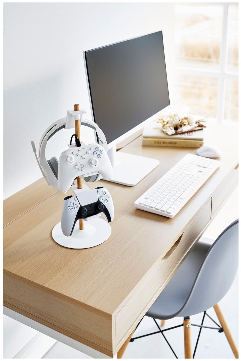3-Tier Controller Stand, Alternate, color, WHITE