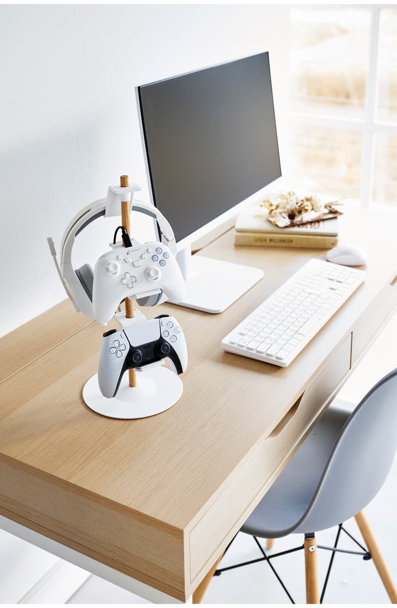 Yamazaki 3-Tier Controller Stand, Alternate, color, White