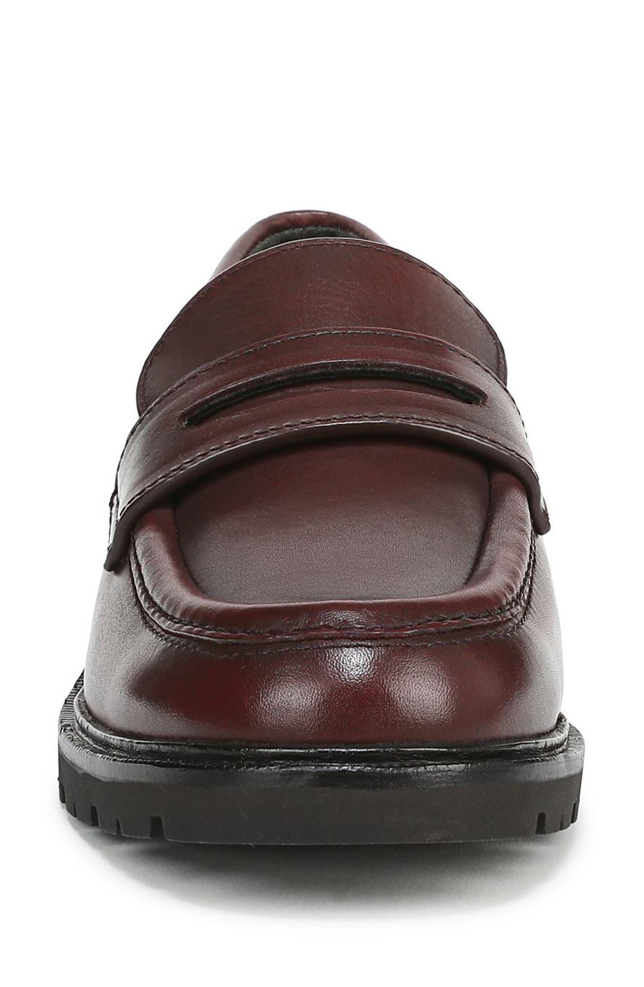 Vince Siena Lugged Penny Loafer, Alternate, color, Bloodstone