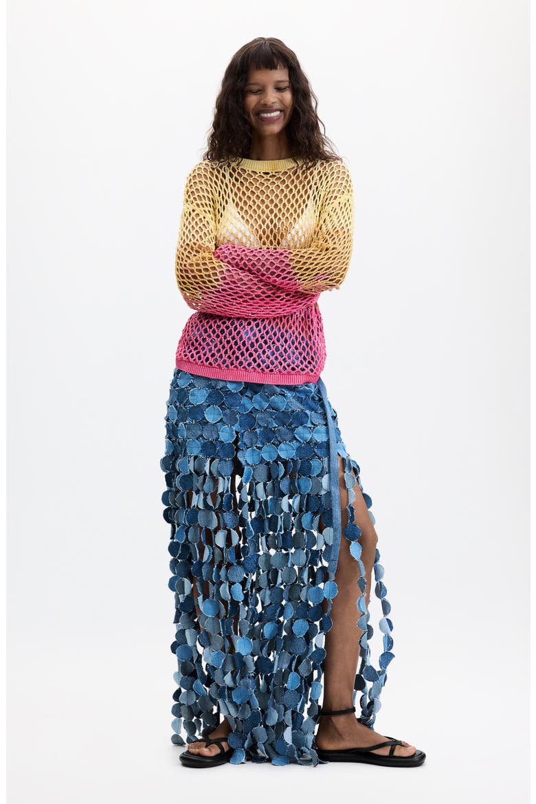 Open Stitch Ombre Pullover, Alternate, color, MULTI