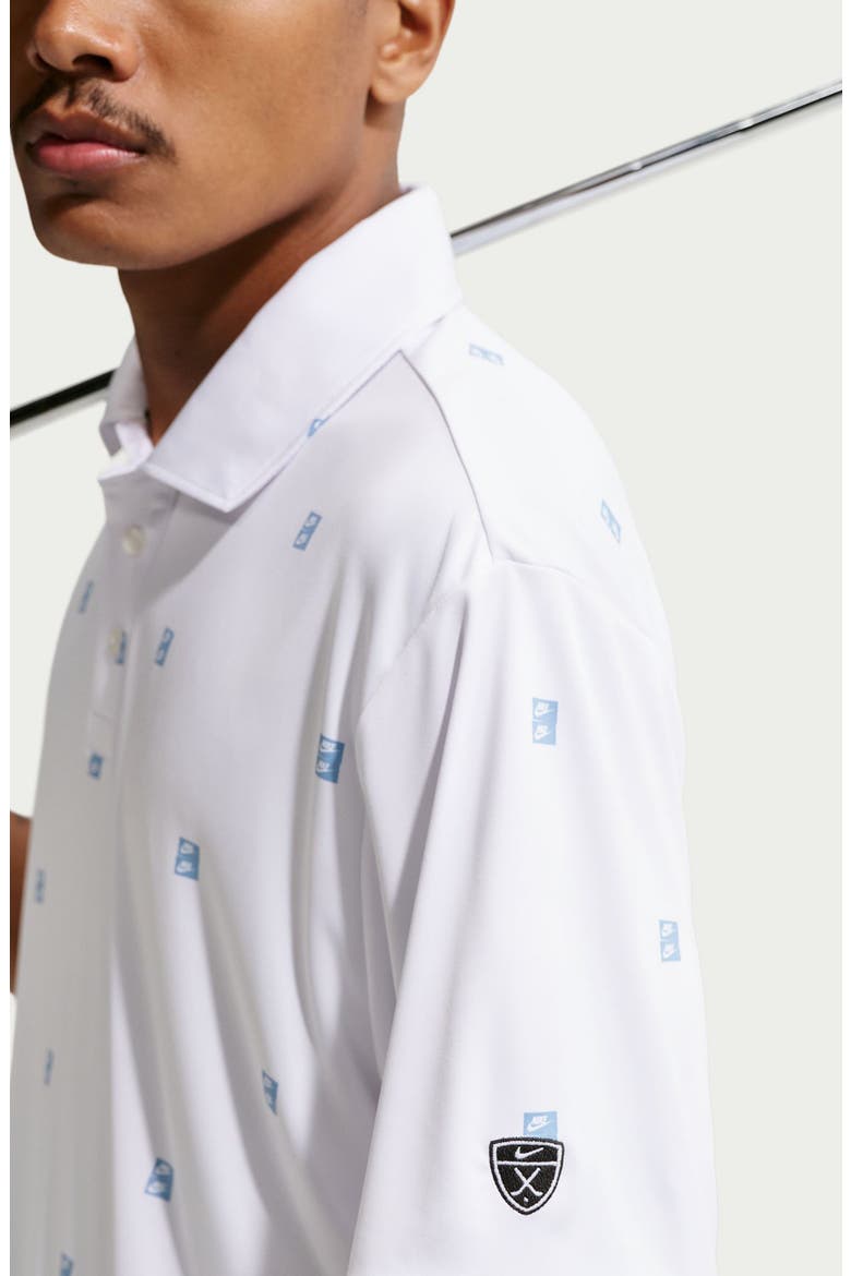Dri-FIT Par Golf Polo, Alternate, color, WHITE/ WORK BLUE