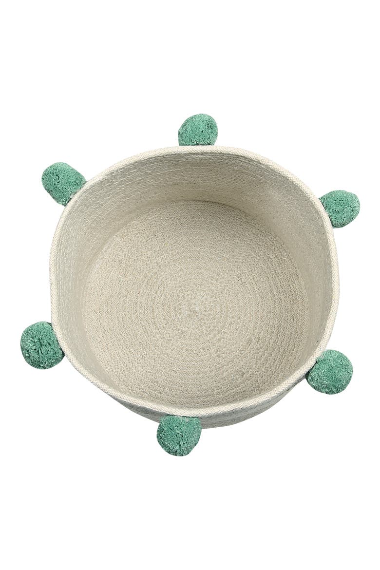 Bubbly Basket, Alternate, color, NATURAL/ GREEN