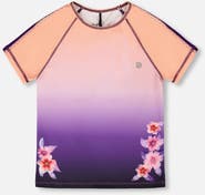 Deux par Deux Athletic Short Sleeve Top Gradient in Recycled Polyester