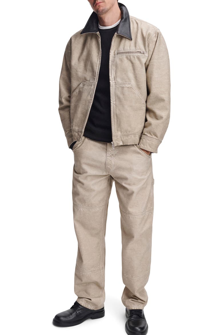 Denim Workwear Jacket, Alternate, color, OIL WASH