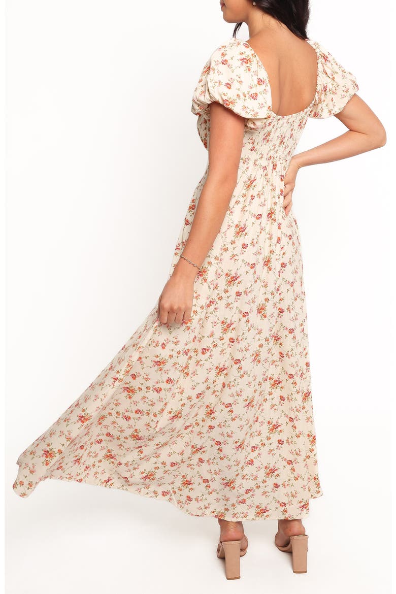 Marnie Floral Print Cotton & Linen Maxi Dress, Alternate, color, FEMME FLORAL