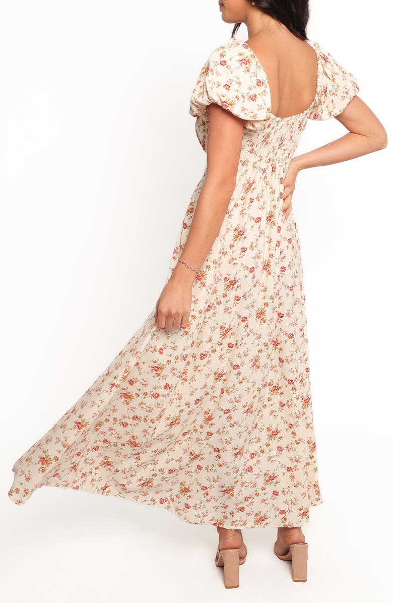 Petal & Pup Marnie Floral Print Cotton & Linen Maxi Dress, Alternate, color, Femme Floral