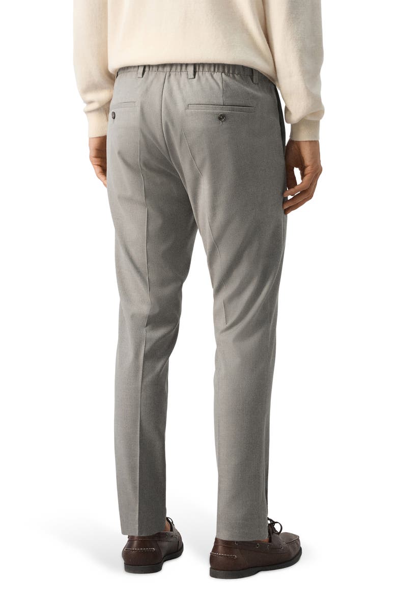 Slim Fit Pleat Front Pants, Alternate, color, BEIGE