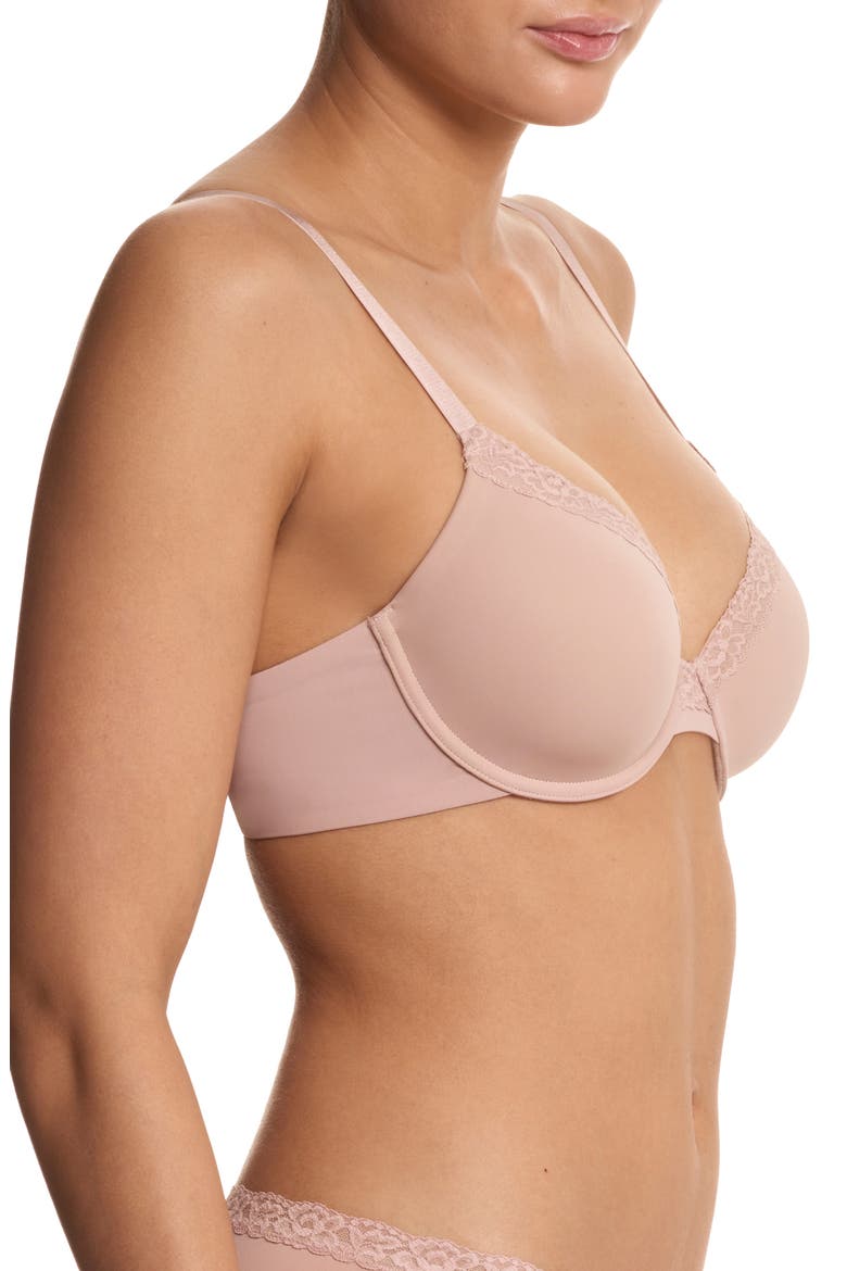 Finishing Touch Full Coverage Underwire Bra, Alternate, color, ROSE BEIGE