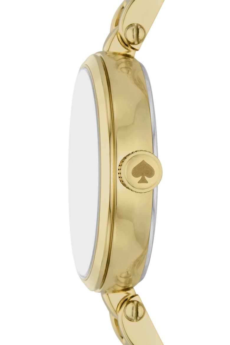 holland bracelet watch, 28mm, Alternate, color, BLACK/ GOLD