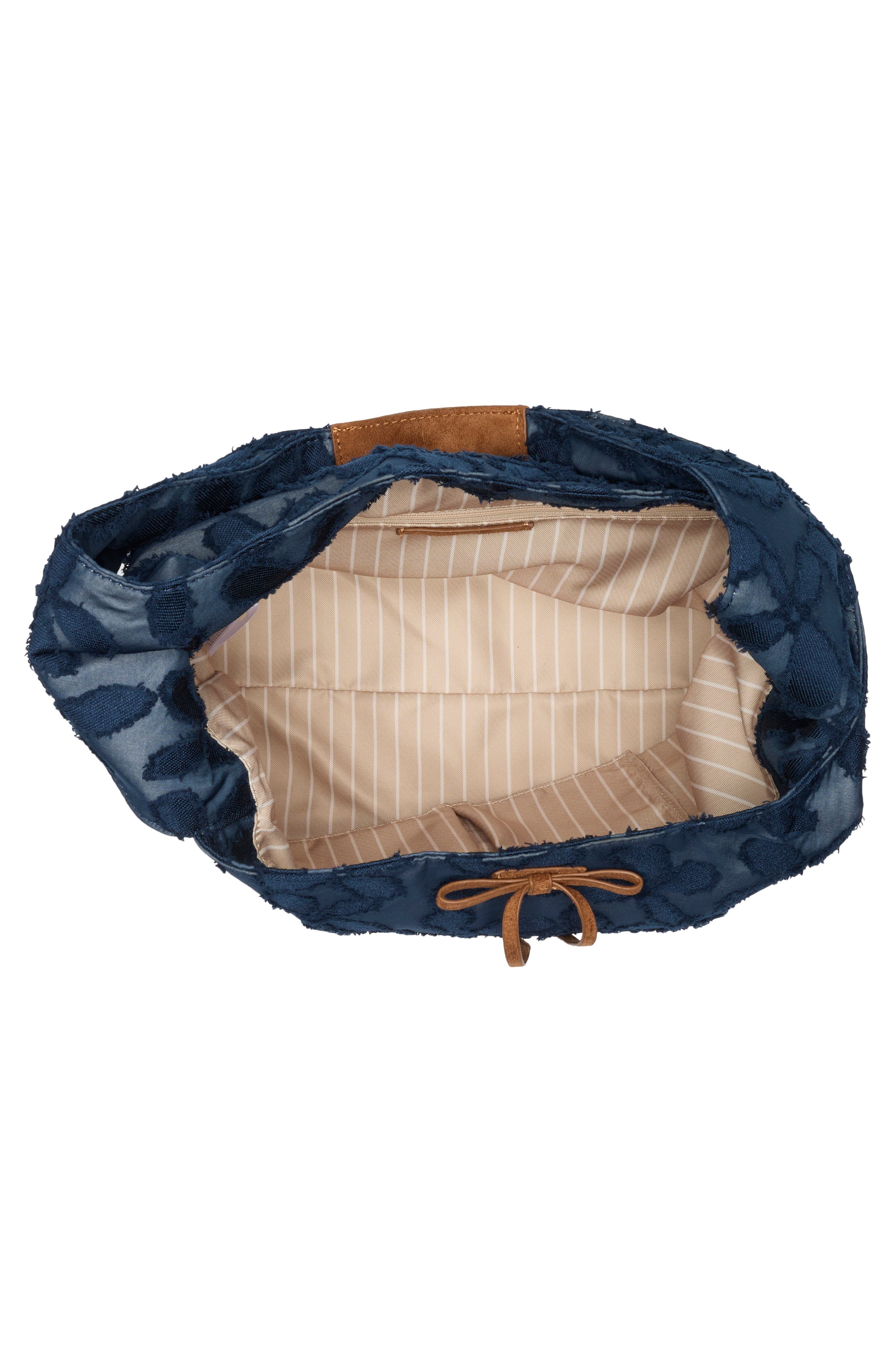 Clem Floral Hobo, Alternate, color, NAVY HONEY TAN FLORAL SUEDE