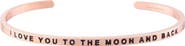 Mantra To The Moon And Back bracelet