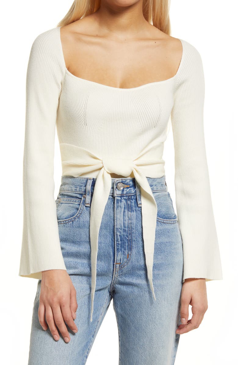 4SI3NNA River Long Sleeve Rib Bodysuit, Main, color,