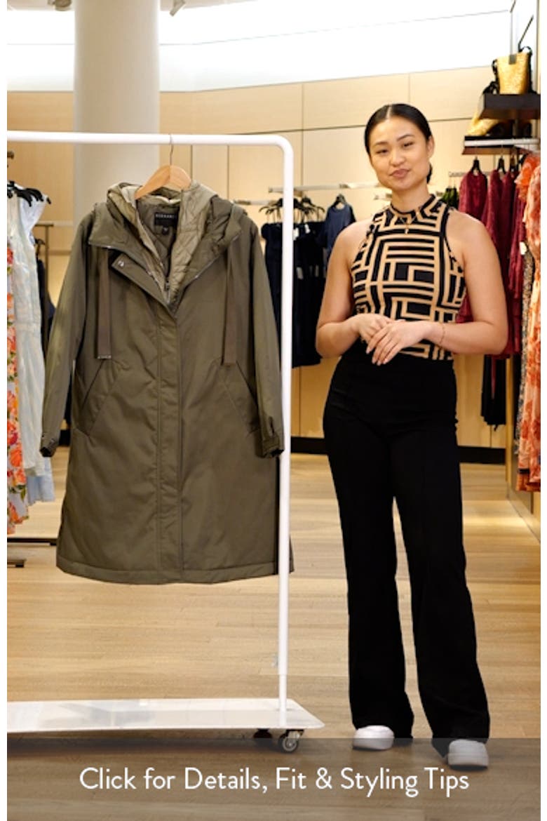 Hooded Raincoat with Removable Hooded Bib video