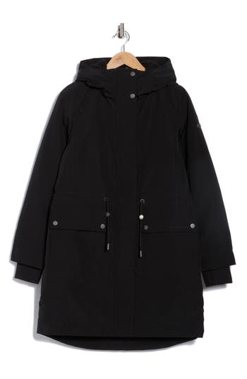 Lucky Brand Hooded Anorak Jacket In Black