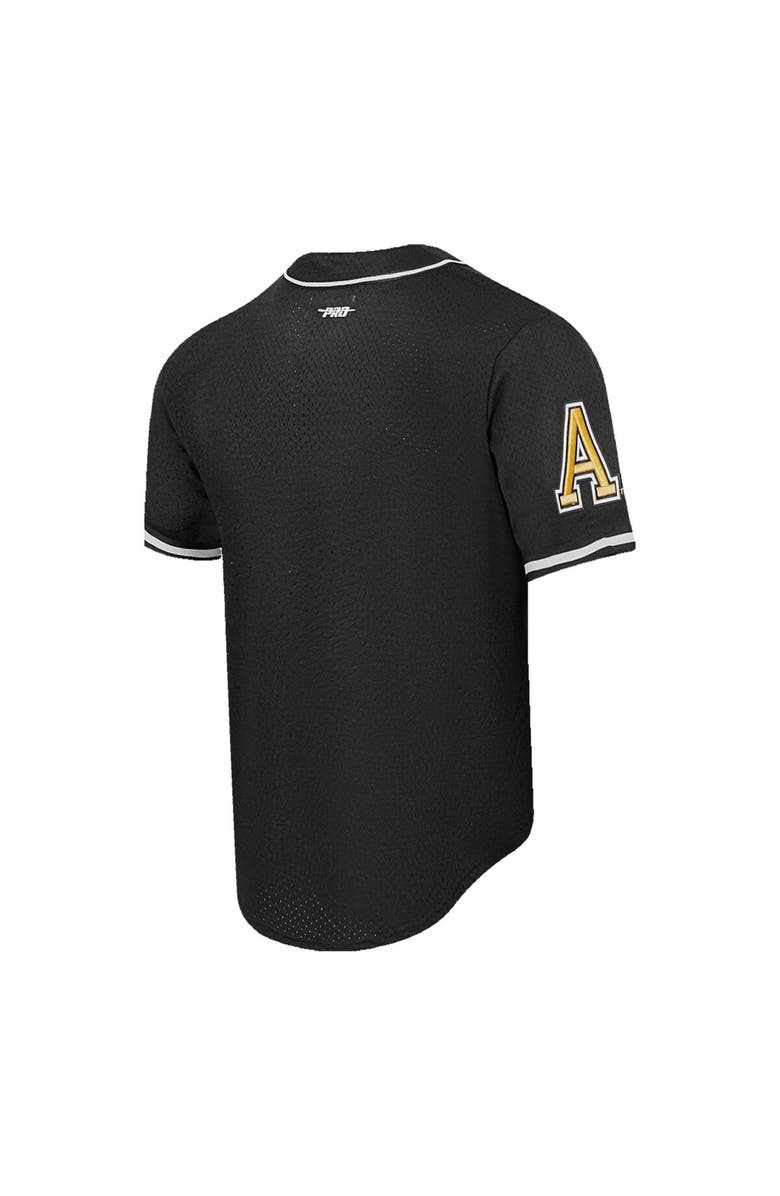 PRO STANDARD Men's Pro Standard Black Army Black Knights Mesh Full-Button Replica Baseball Jersey, Alternate, color, Black