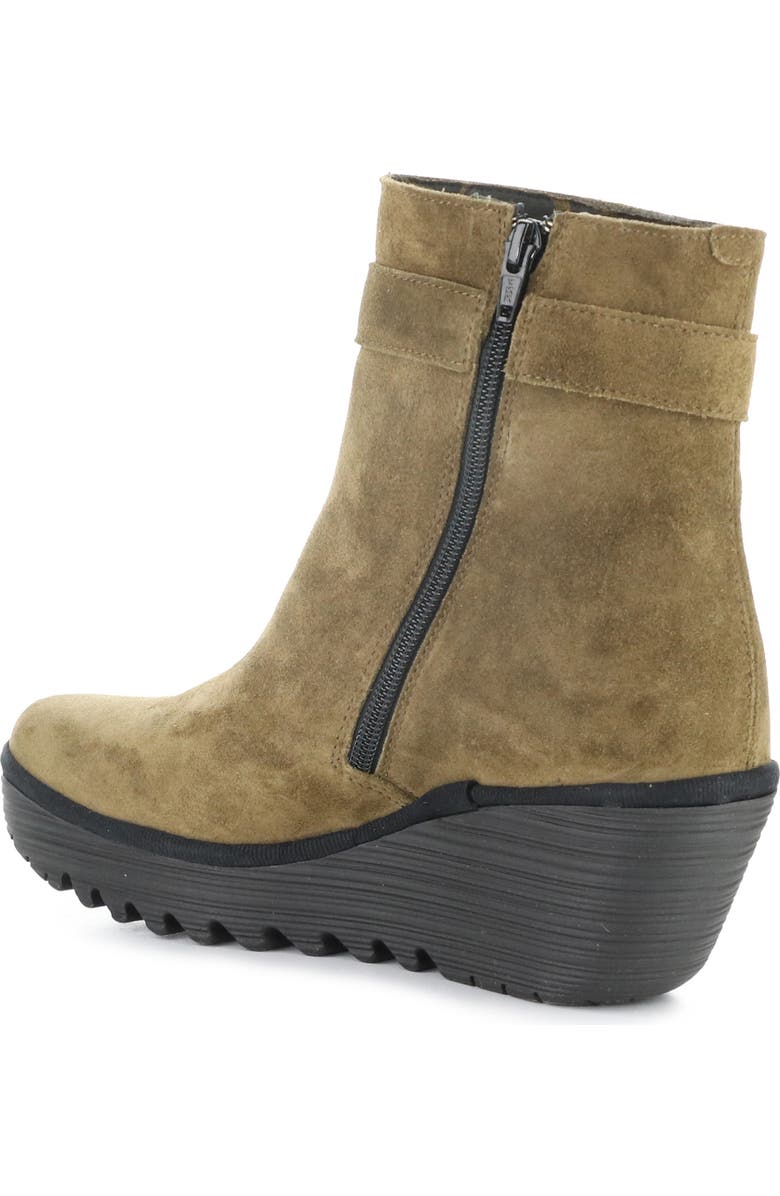Fly London Yuji Wedge Bootie, Alternate, color, Elephant