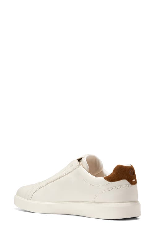 Cole Haan Grand Crosscourt Luxe Slip-on Sneaker In White