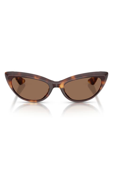 53mm Khaite Cat Eye Sunglasses