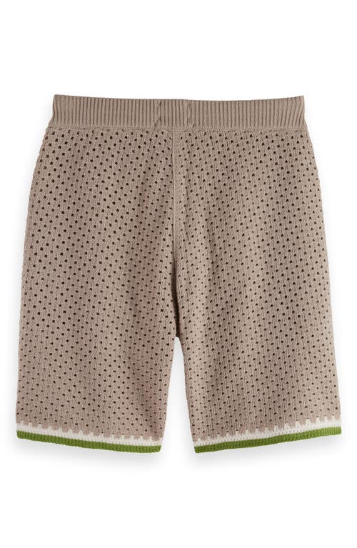SCOTCH & SODA SCOTCH & SODA TIE WAIST CROCHET SHORTS