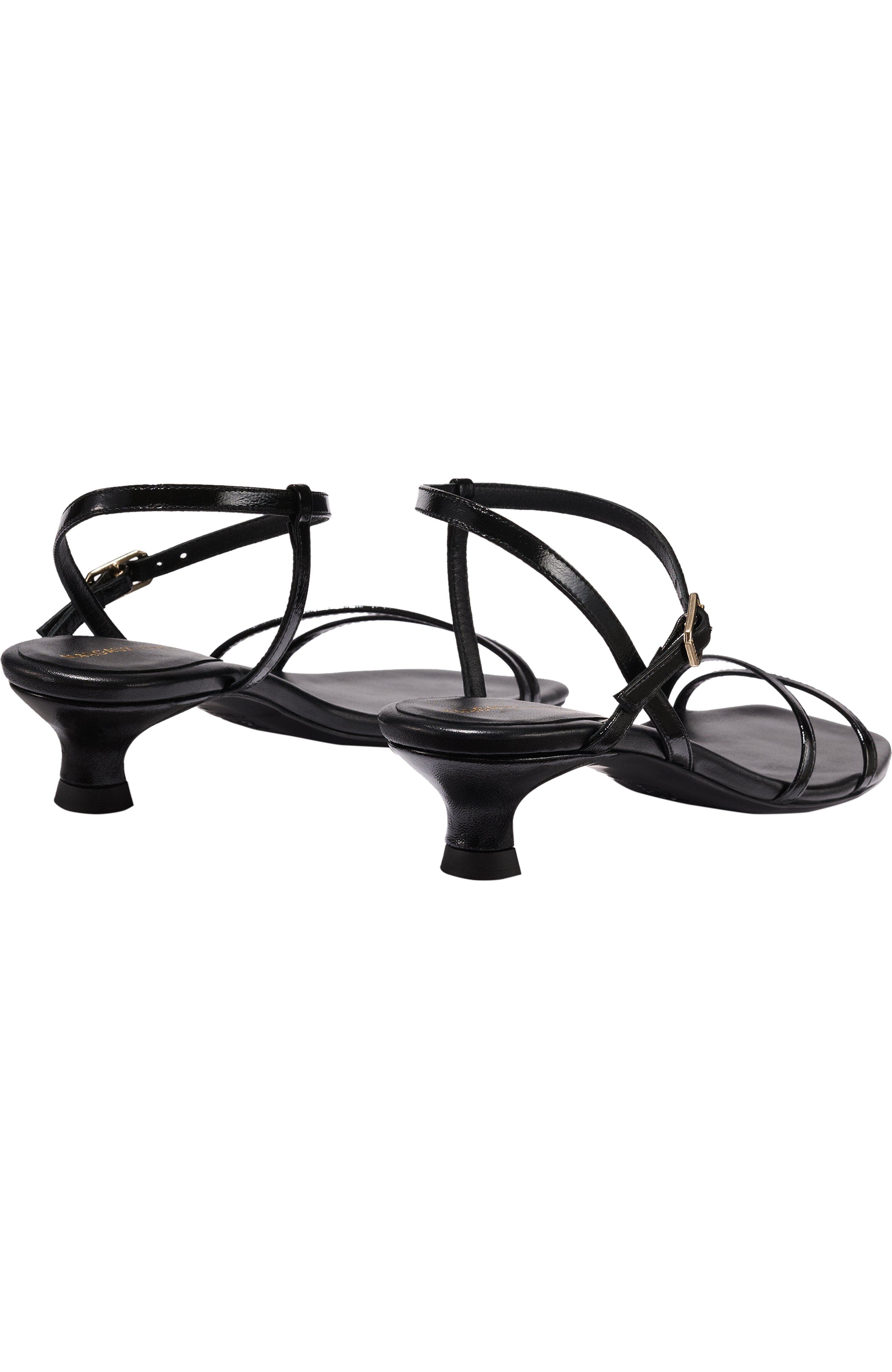 MARGAUX The Dylan Sandal, Alternate, color, Black Crinkle-Gloss Nappa