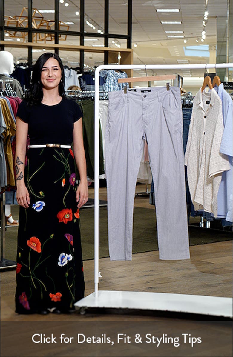 Jake Micro Stripe Slim Fit Pants, sales video thumbnail