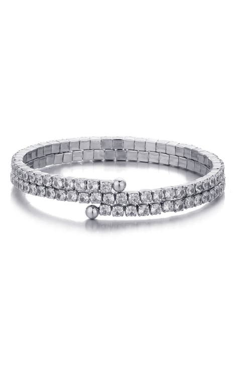Crystal Stretch Coil Bracelet