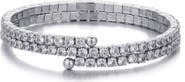 Adornia Crystal Stretch Coil Bracelet