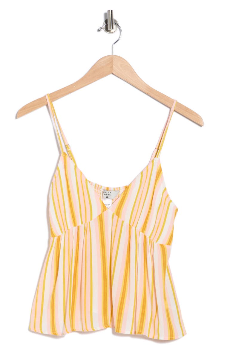 Carefree Print V-Neck Tank, Alternate, color, PARADISE STRIPE