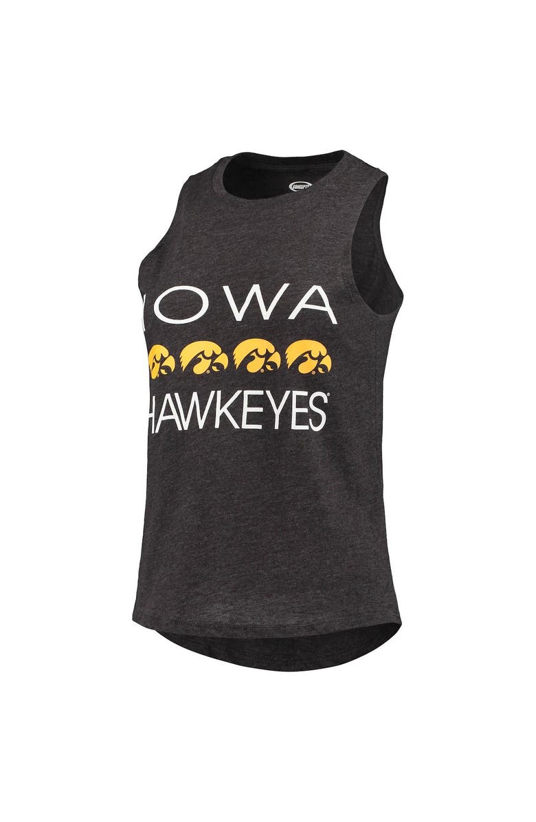 CONCEPTS SPORT Women's Concepts Sport Black/Gold Iowa Hawkeyes Team Tank Top & Pants Sleep Set, Alternate, color, 