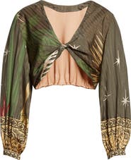 Johanna Ortiz Afterwork Reversible Crop Top