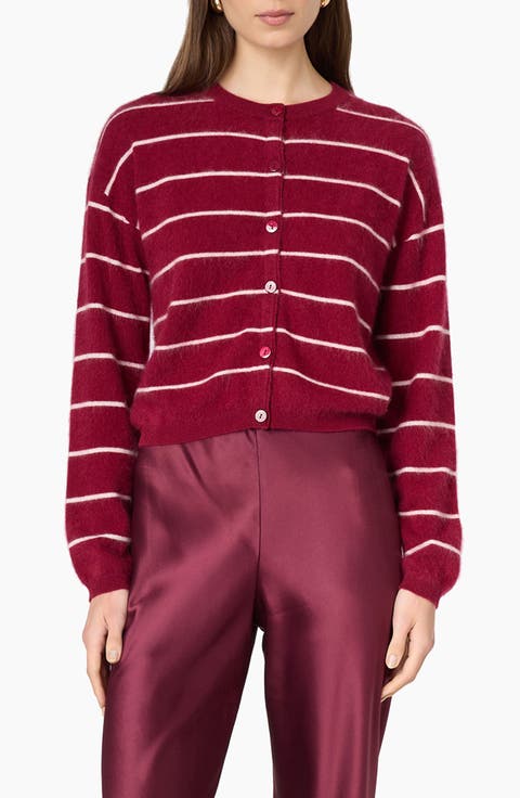 Benning Cashmere Striped Cardigan