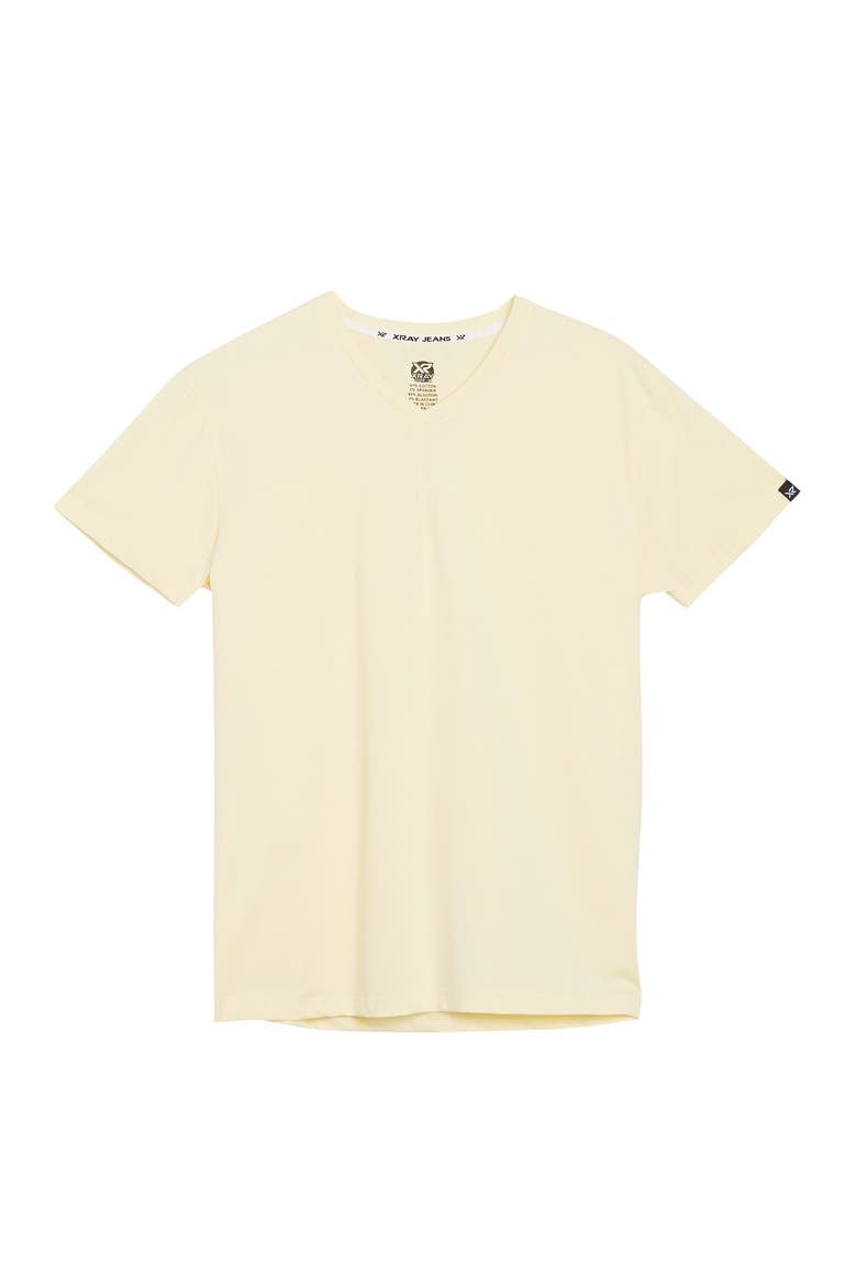 V-Neck Flex T-Shirt, Alternate, color, BUTTERCREAM