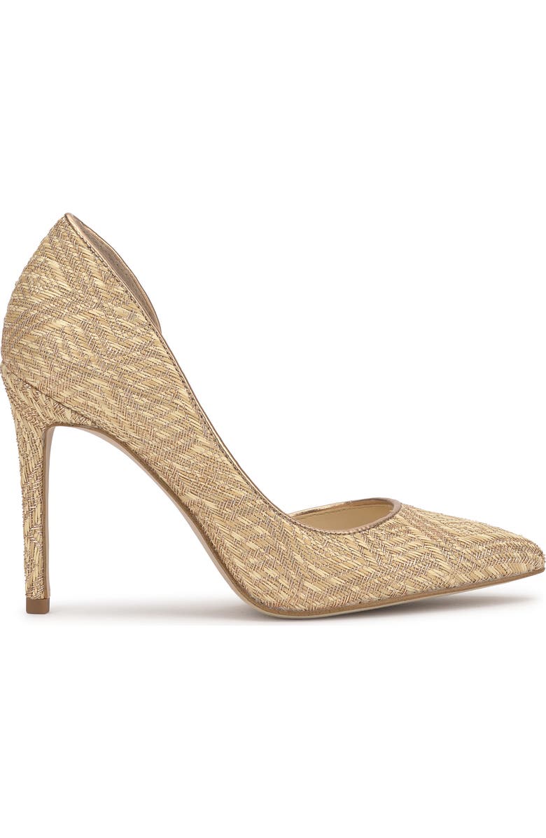 Jessica Simpson Prizma Half d'Orsay Pointed Toe Pump, Alternate, color, Natural/ Light