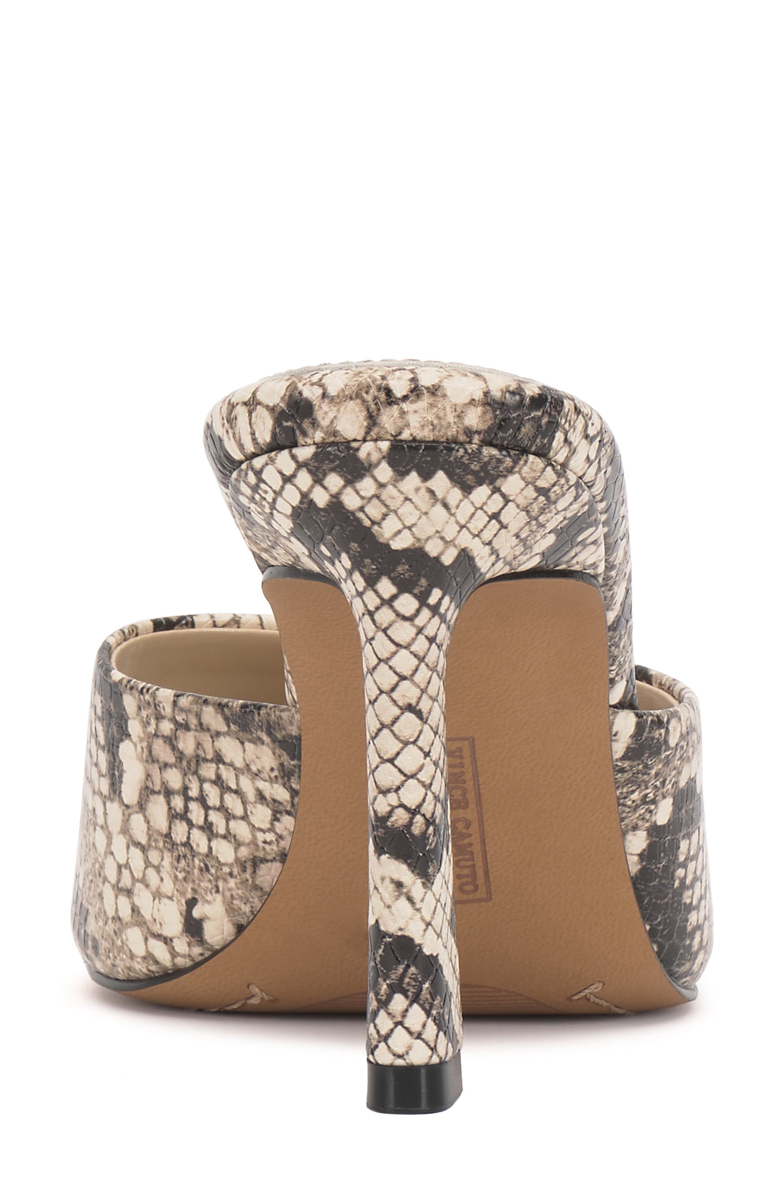 Paigley Mule Sandal, Alternate, color, BLACK/ CREAM