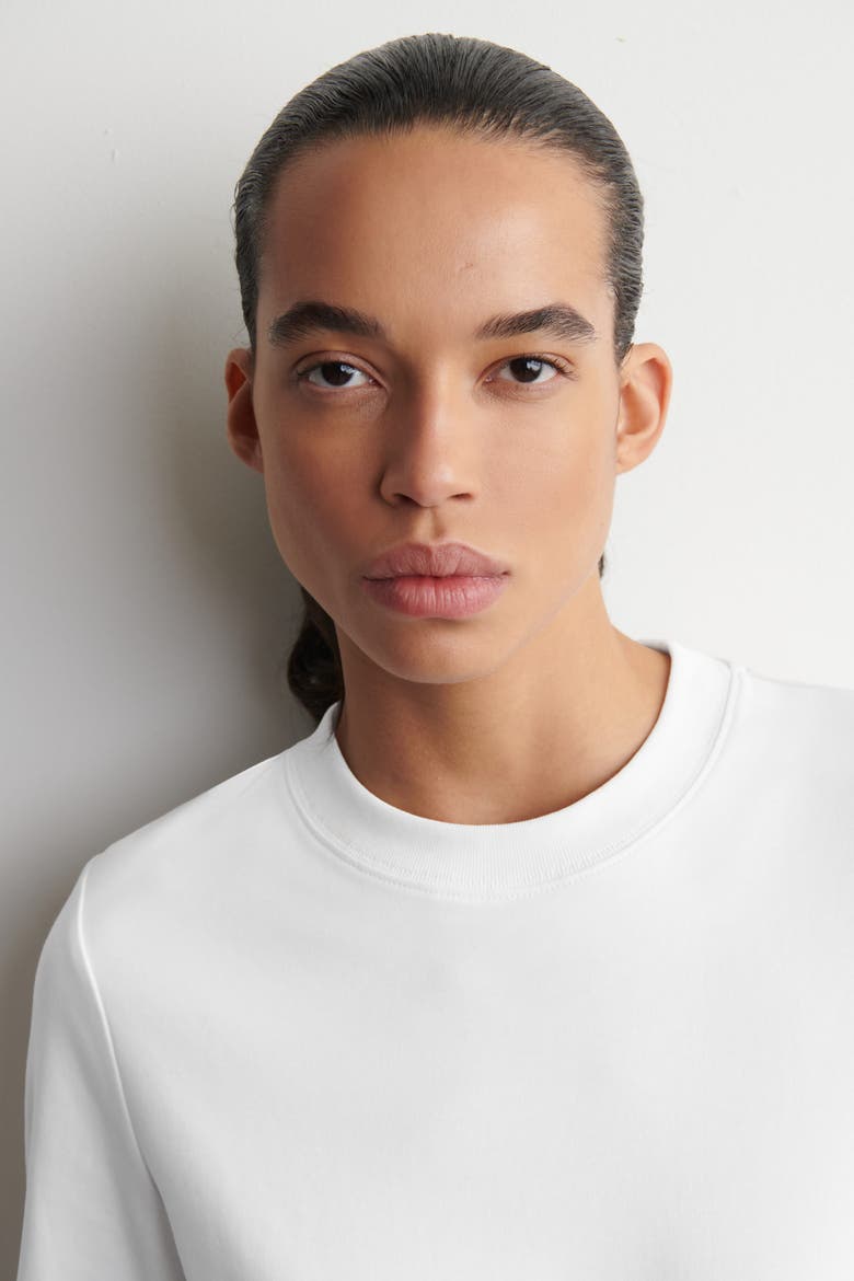 Clean Cut Long-Sleeved T-Shirt, Alternate, color, WHITE