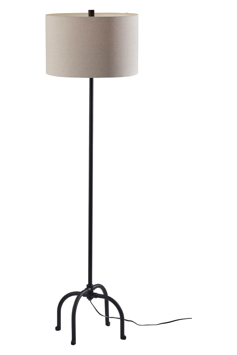 Silos Floor Lamp, Main, color, BLACK