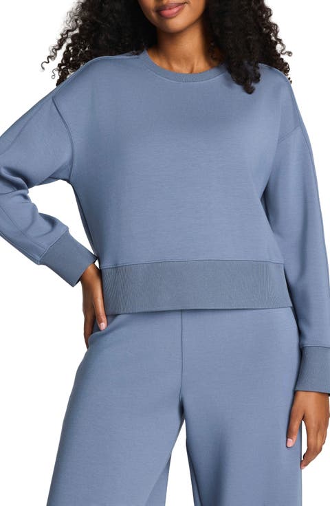 AirEssentials® Luxe Crop Crewneck Sweatshirt