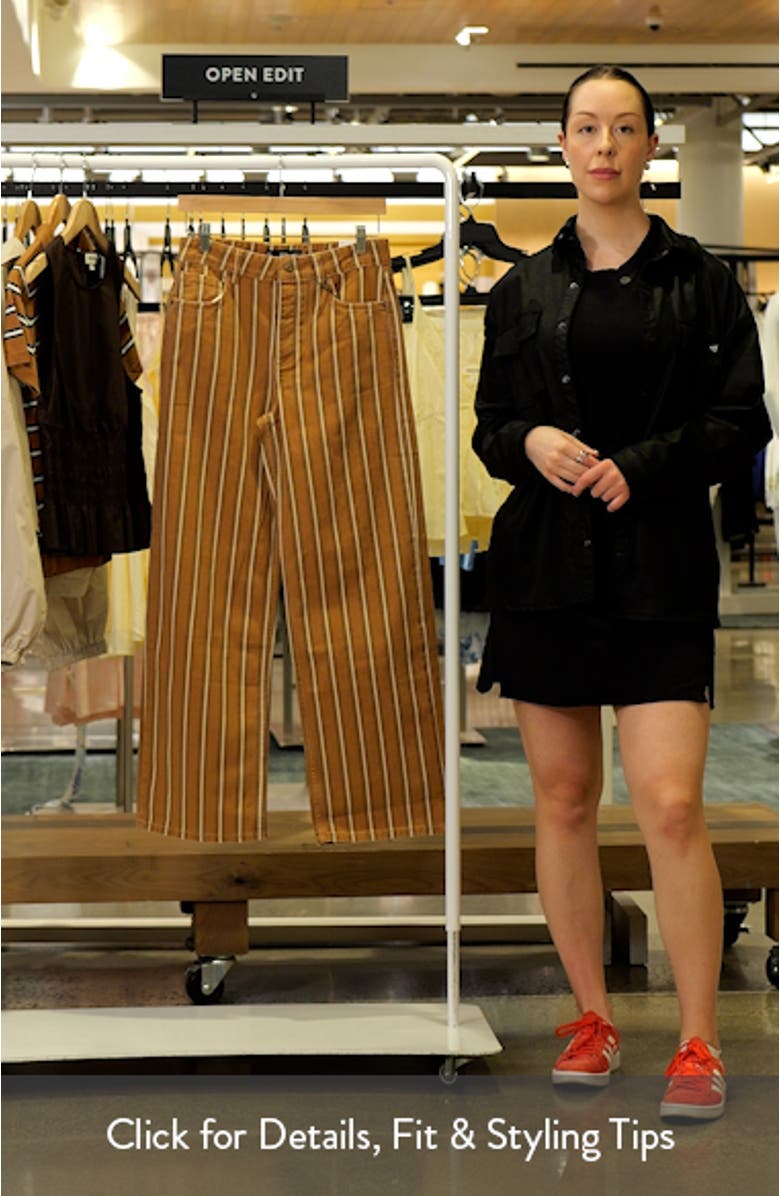 Stripe Straight Leg Jeans, sales video thumbnail