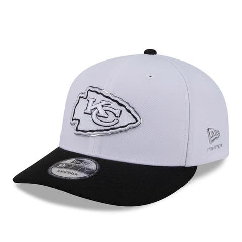 Men's New Era  White/Black Kansas City Chiefs 2026 NFL Draft Pre-Curved 9FIFTY Snapback Hat