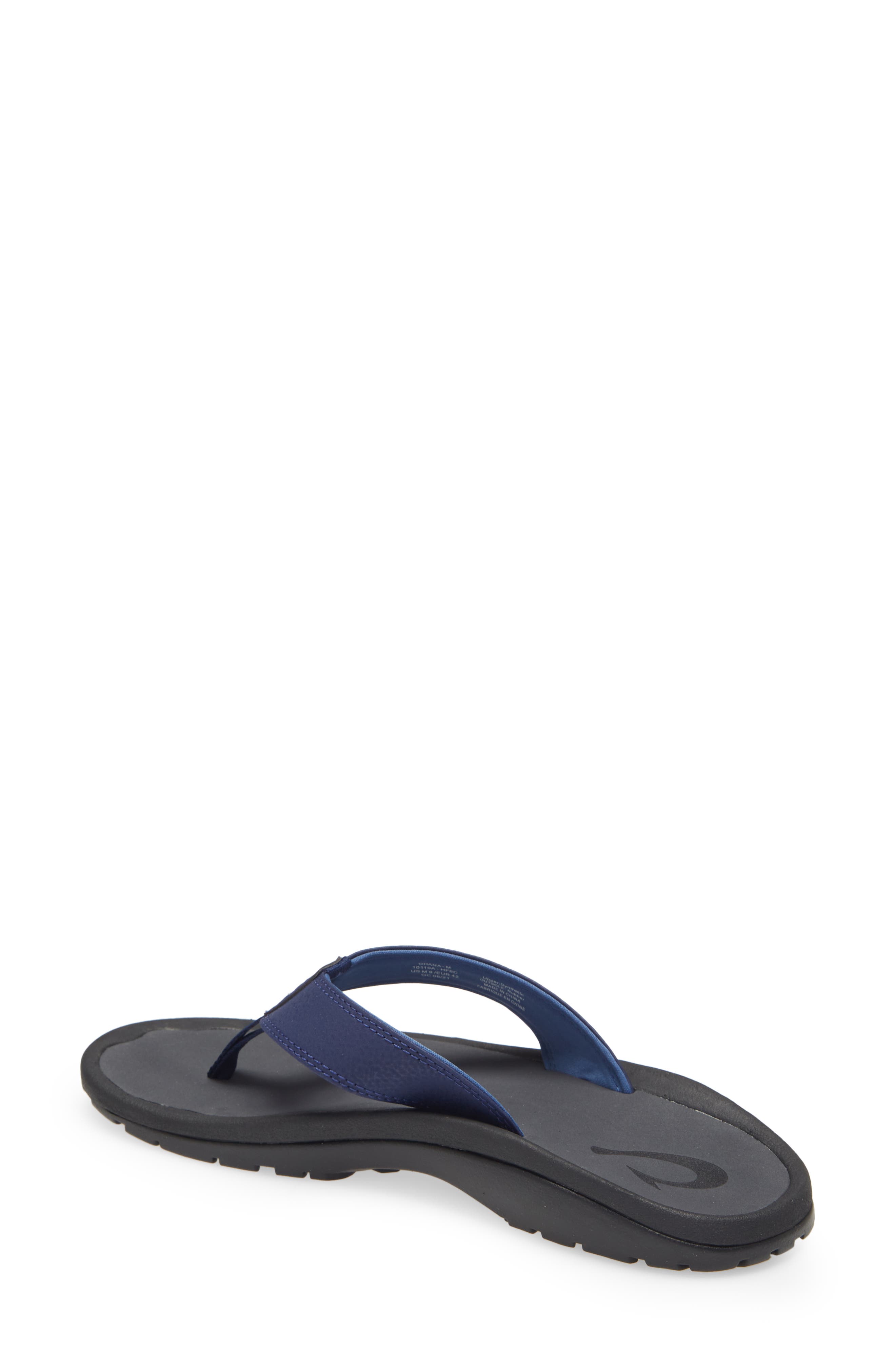 OluKai Ohana Flip Flop, Alternate, color, Pacifica / Dk Shadow
